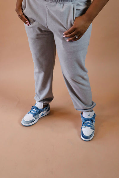 ASHLEY Ribbed Side Pocket Joggers