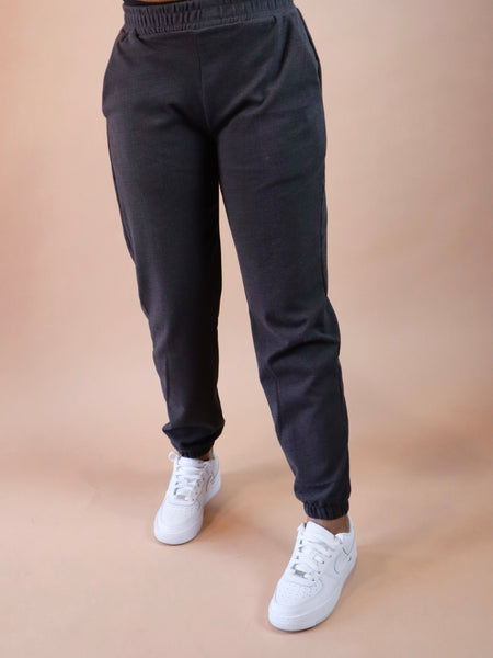 ASHLEY Ribbed Side Pocket Joggers